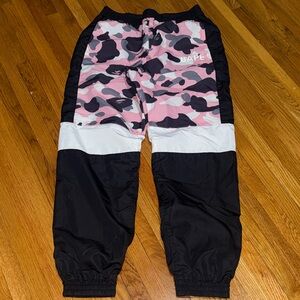 Bape Pink Camo track pant with Black and White Accents